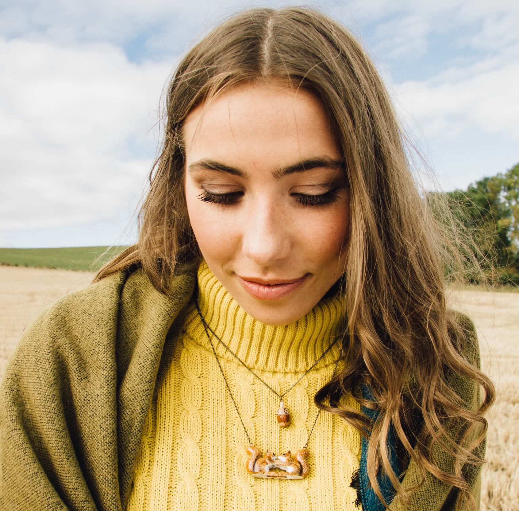 Small Acorn Necklace