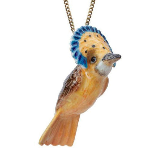 Yellow Carnival Bird Necklace