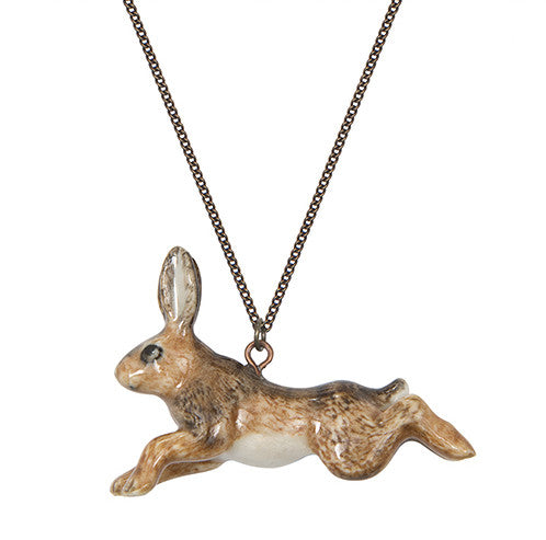 Running Hare Necklace