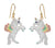 Flying Pastel Unicorn Earrings