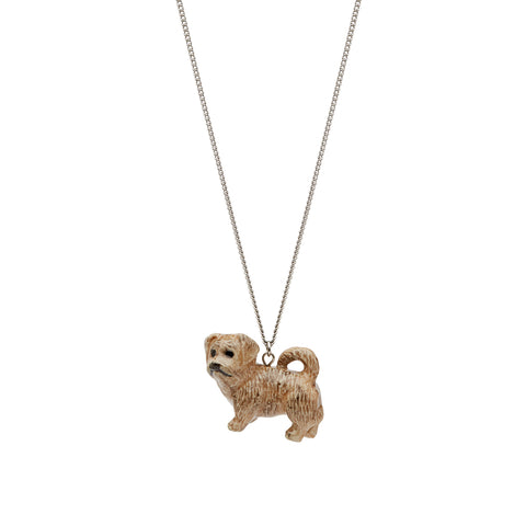 Grey Norfolk Terrier Necklace