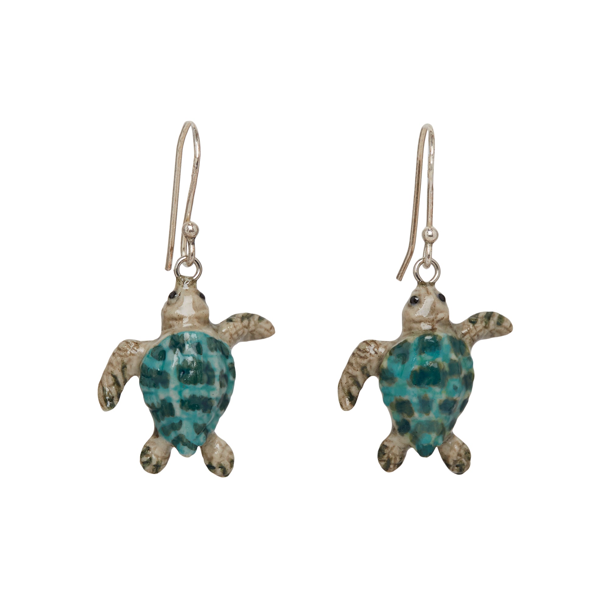 Sea Turtle Hook Earrings