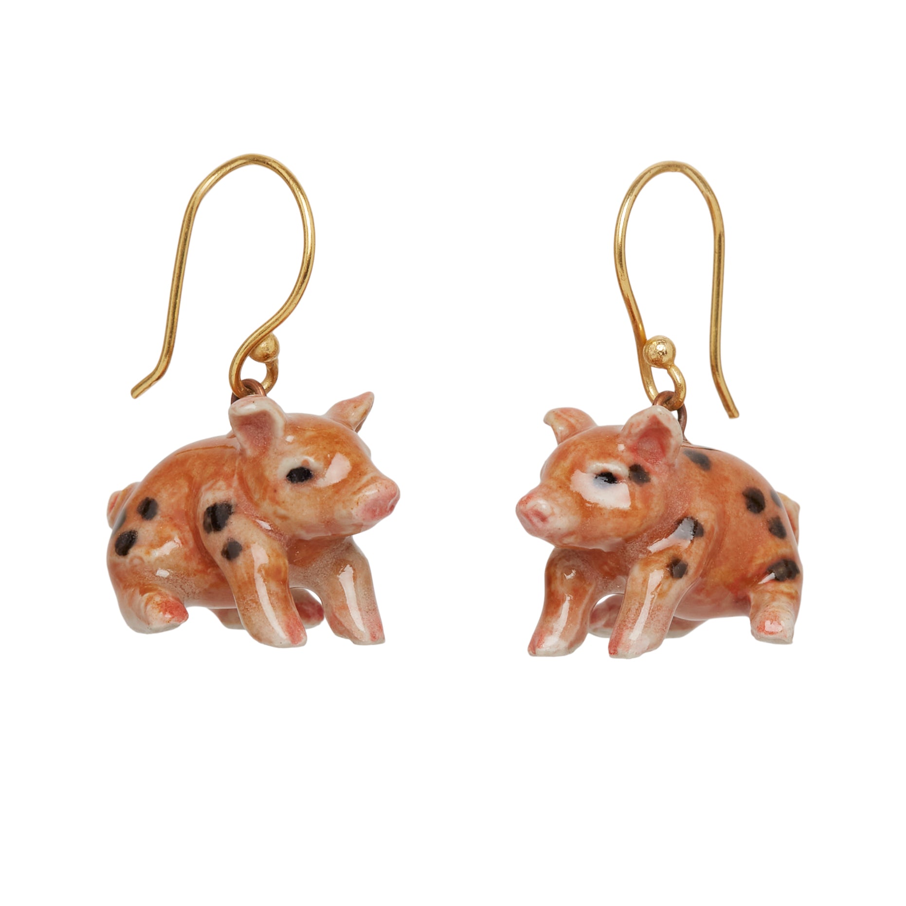 Baby Piglet Hook Earrings