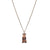 Tiny Standing Brown Bear Necklace