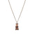 Tiny Standing Brown Bear Necklace