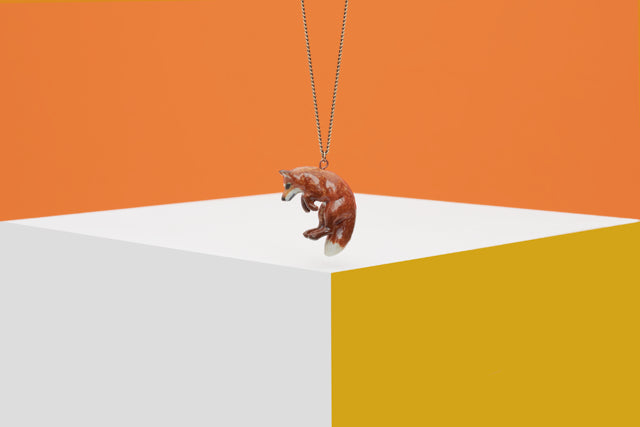 Leaping Fox Necklace