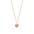 Gold Heart in Heart Necklace