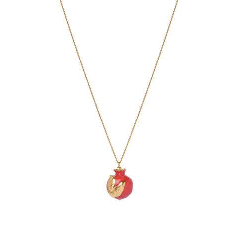 Gold Pomegranate Necklace