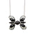 Autumn Sale - Two For Joy Black Magpie Necklace