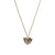 Kitten Head with Flowers Necklace