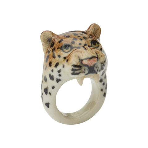 Roaring Leopard Ring