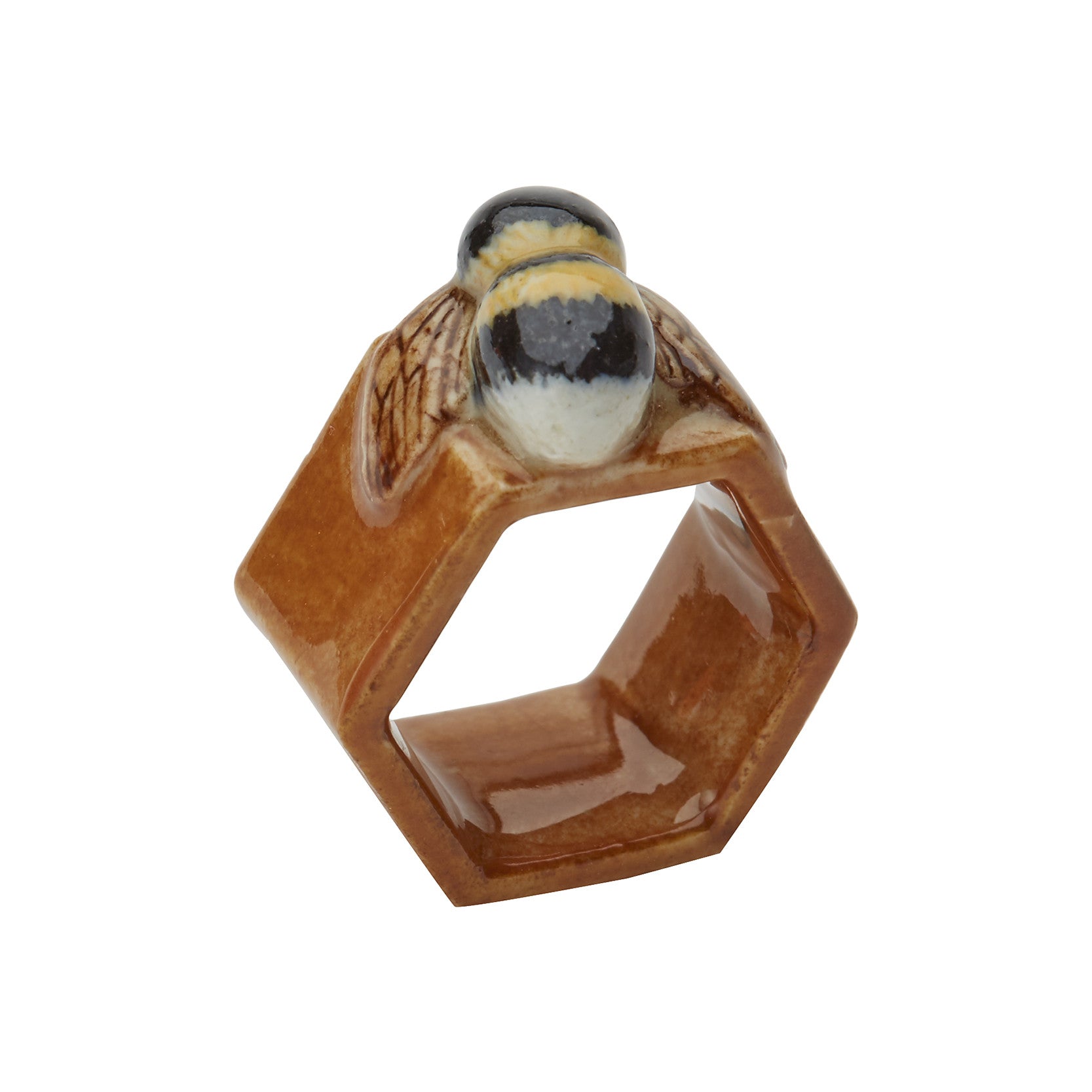 Bee & Honeycomb Ring