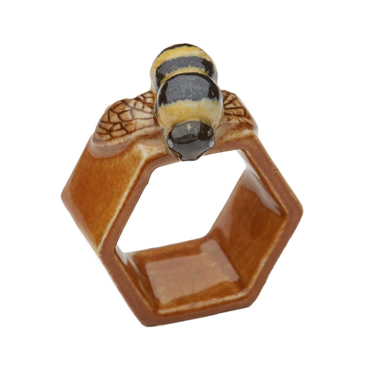 Bee & Honeycomb Ring