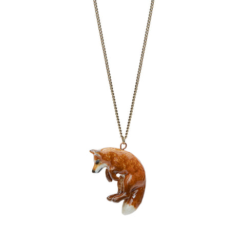 Leaping Fox Necklace