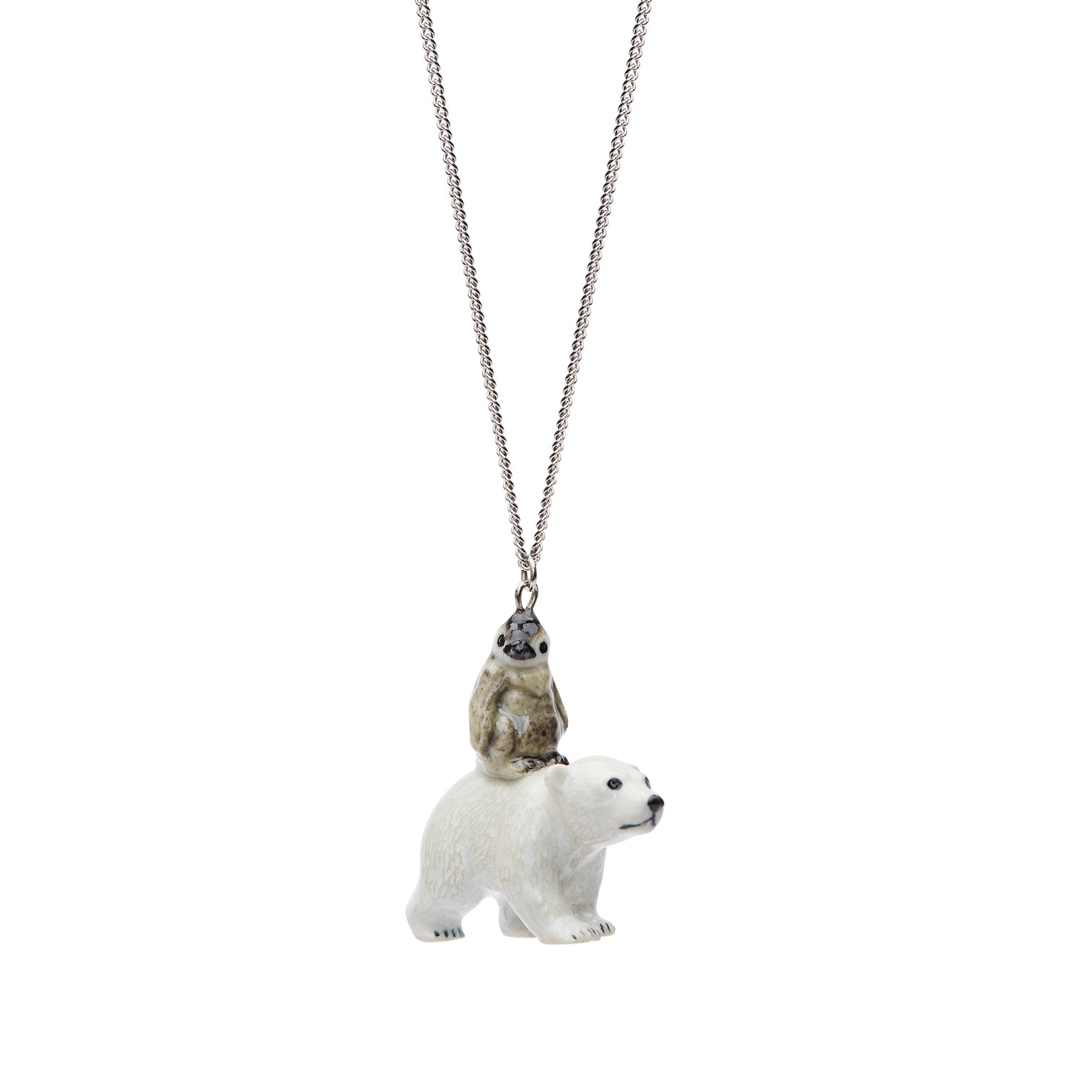 Polar Bear & Penguin Necklace