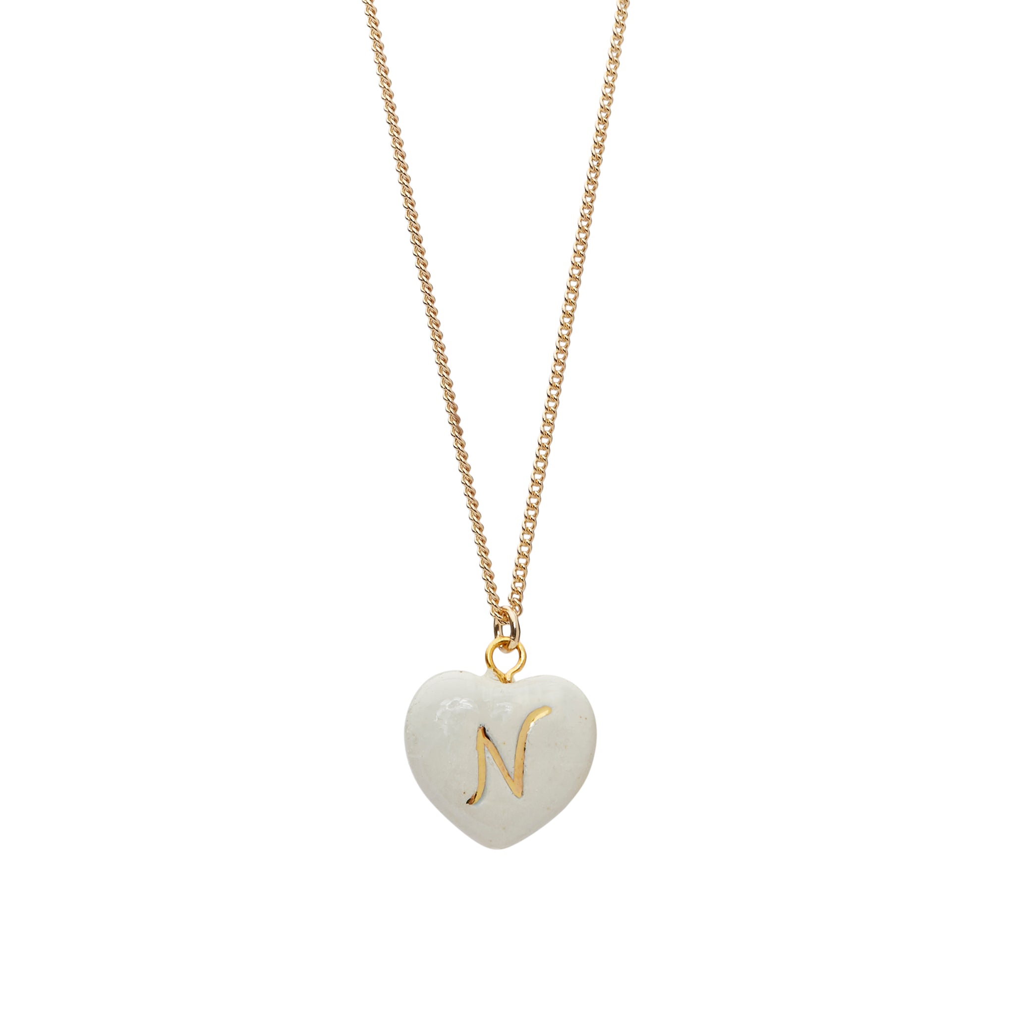 Initial Heart Necklace
