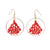 Red Coral Reef Earrings