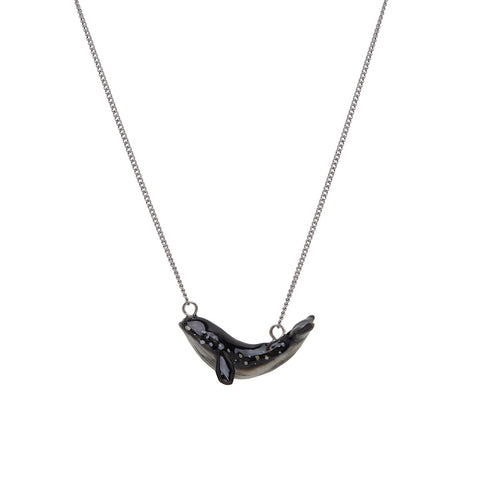 Small Blue Whale Necklace