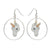 Pastel Unicorn Hoop Drop Earrings