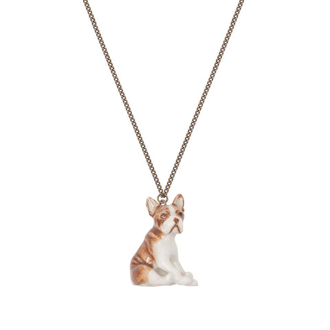 Edith the Boston Terrier Necklace