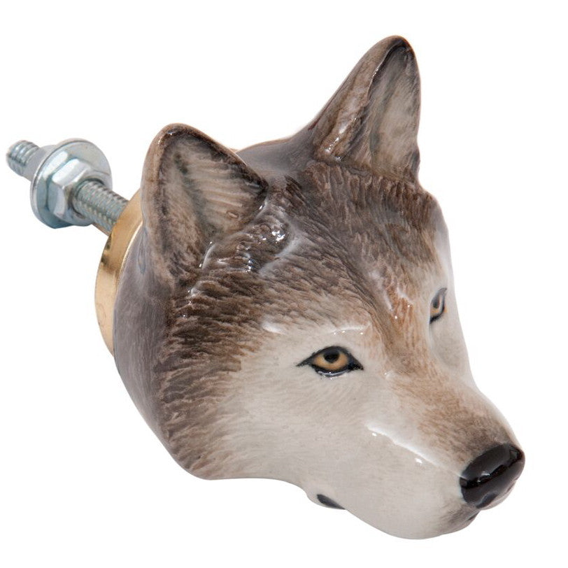 Wolf Head Doorknob