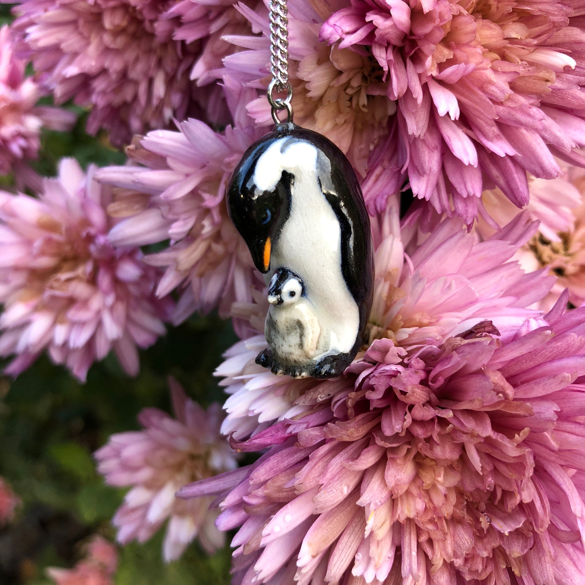 Penguin & Baby Necklace