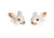 Autumn Sale - Lucky White Rabbit Earrings