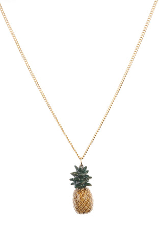 Small Natural Pineapple Necklace