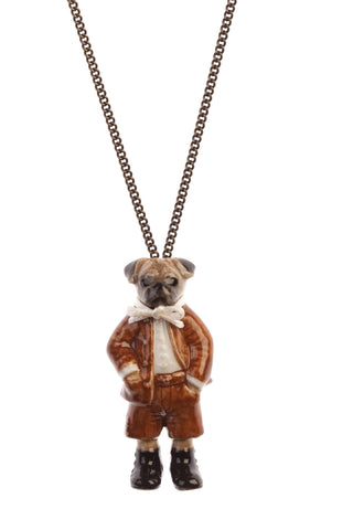 Pug Boy Necklace