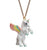 Flying Pastel Unicorn Necklace