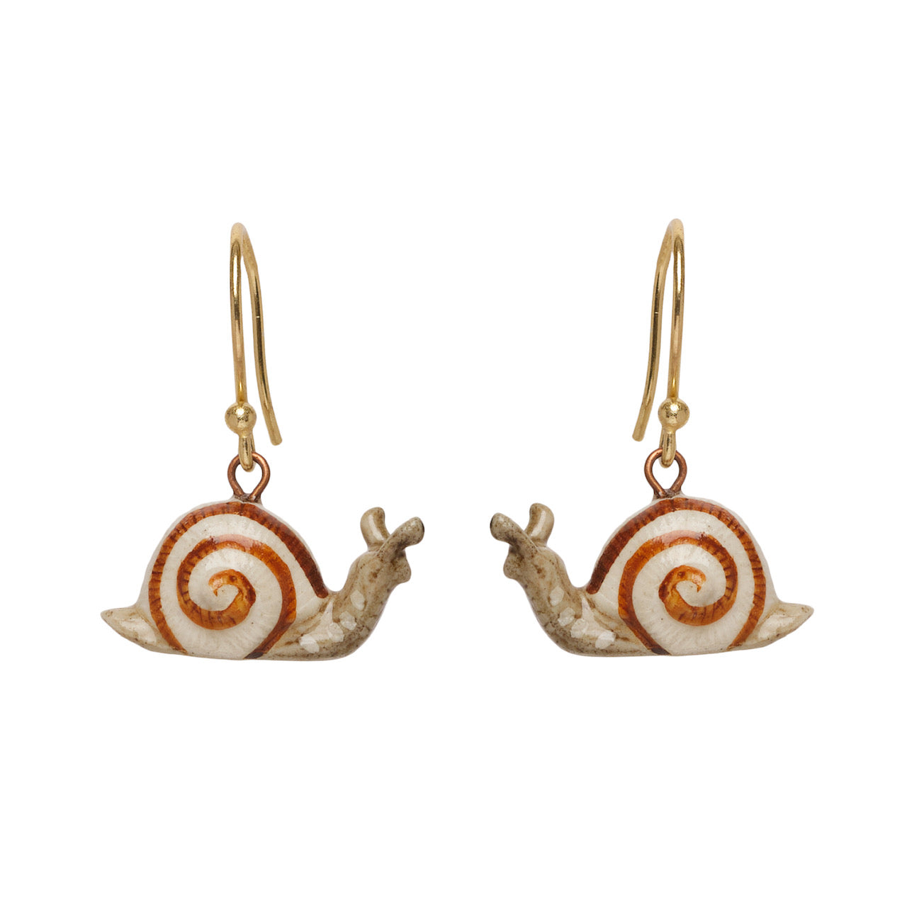 Natural Snail Earrings