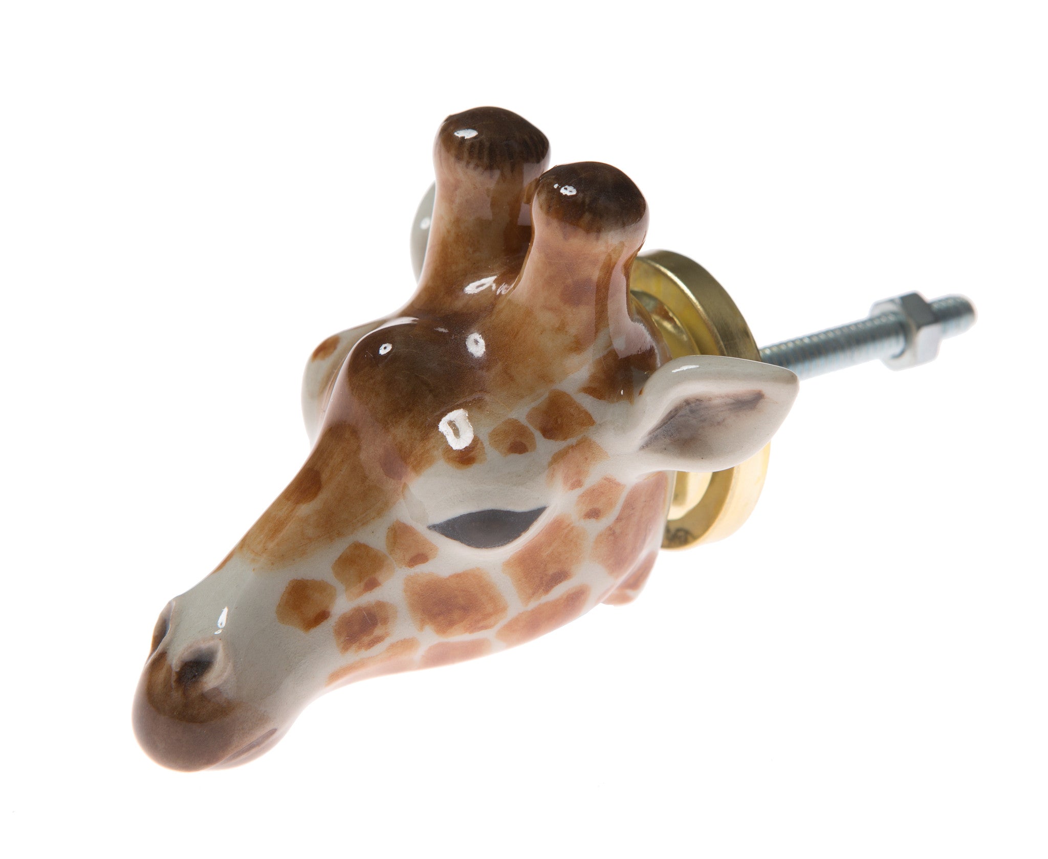 Giraffe Head Doorknob