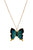 Butterfly Necklace With Gold Detailing