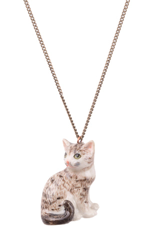 Tabby Cat Necklace