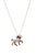 Grey Horse Necklace