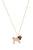 Pug Necklace With Black Bow