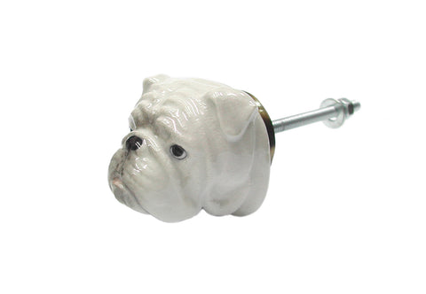 Bulldog Head Doorknob