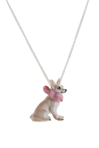 Sitting Chihuahua Necklace