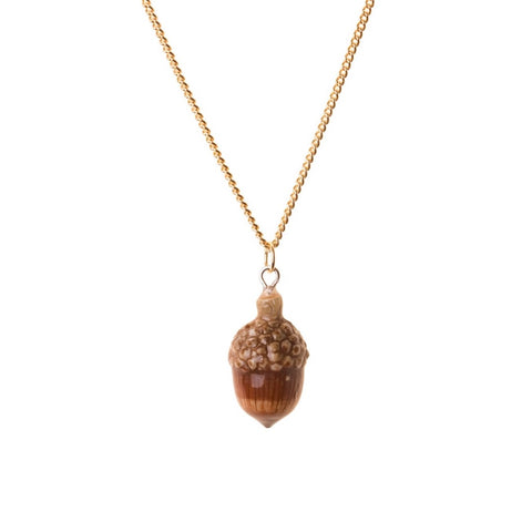 Small Acorn Necklace