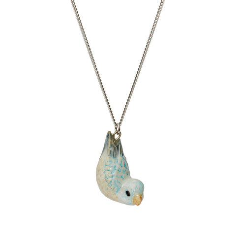 Blue Parrotlet Necklace