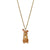 Cute Brown Bunny Necklace