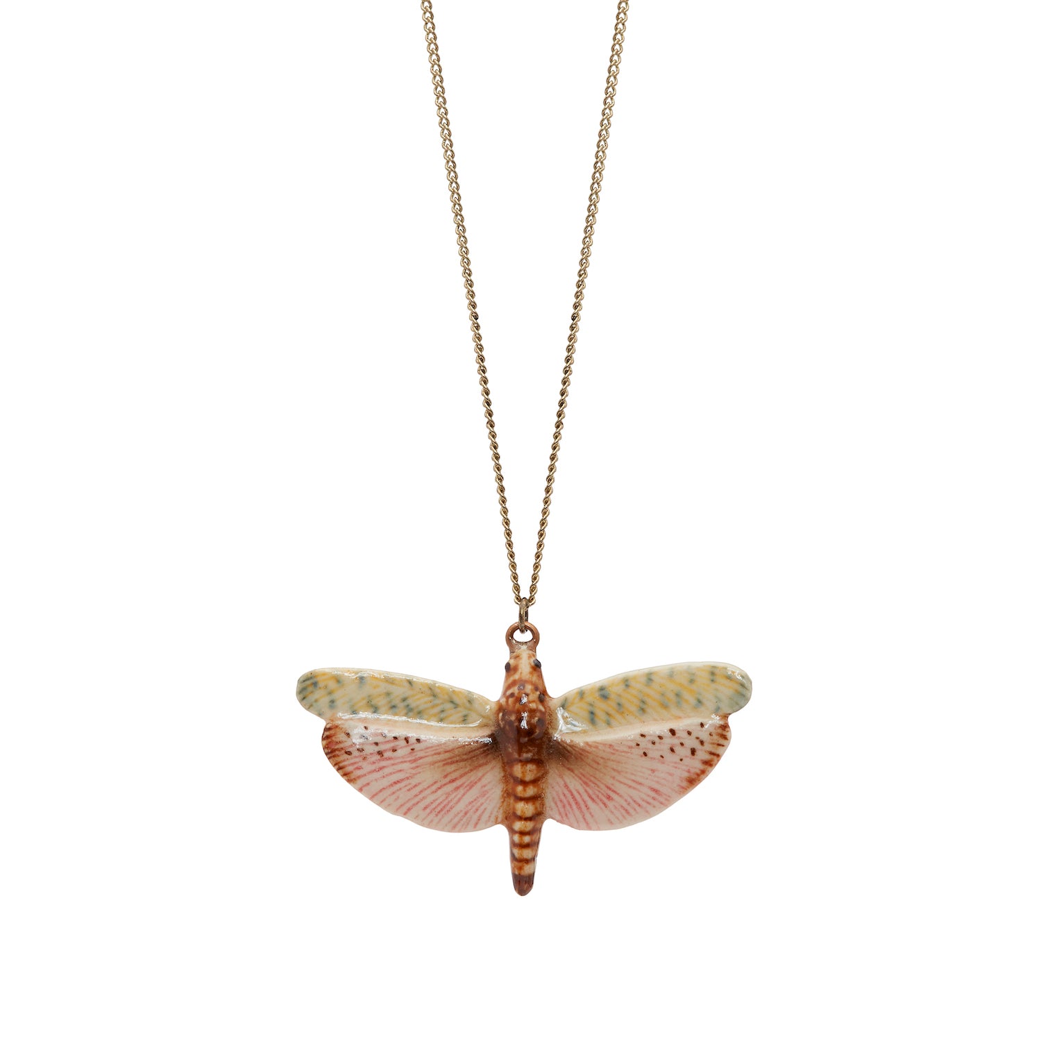 Natural Dragonfly Necklace