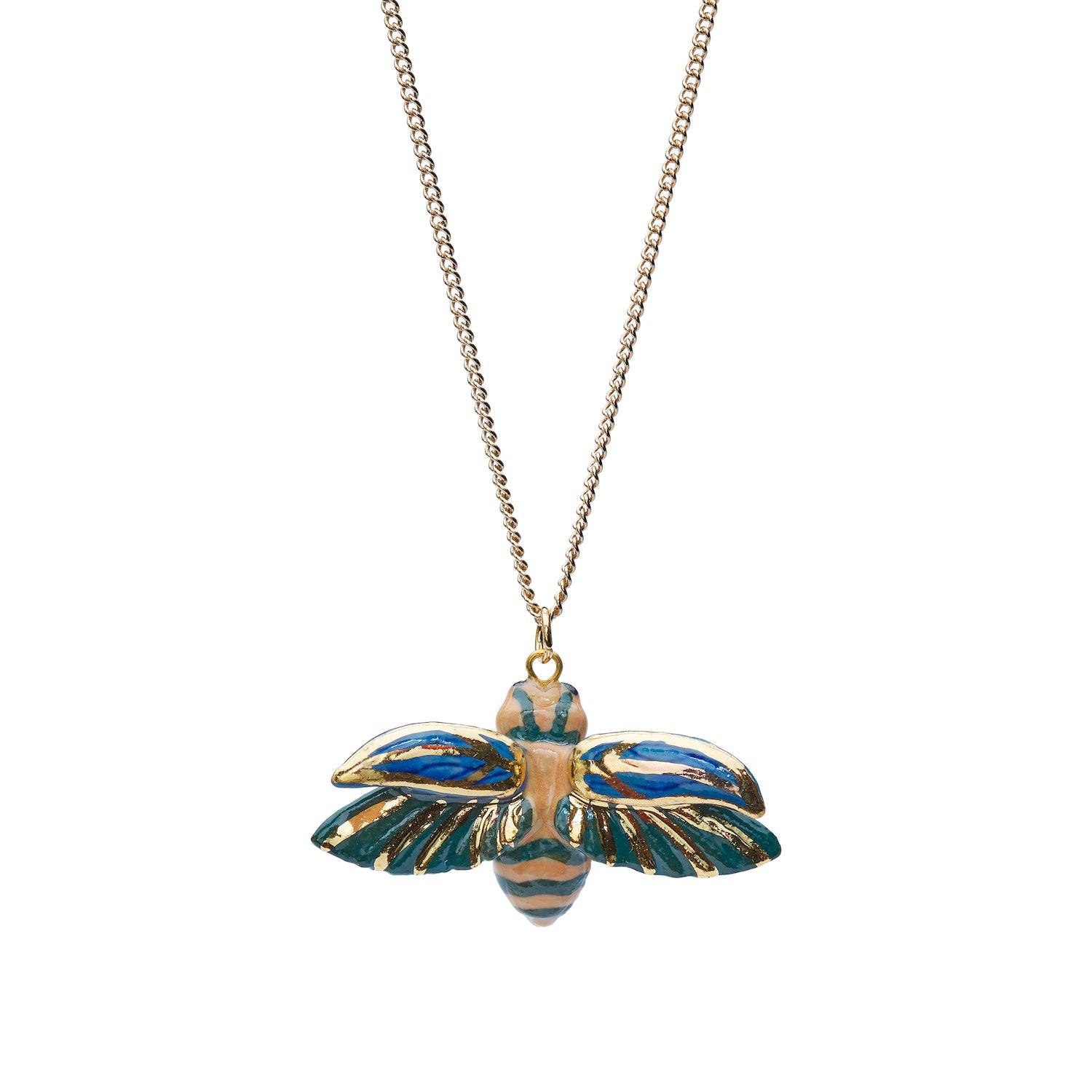 Flying Beetle Necklace