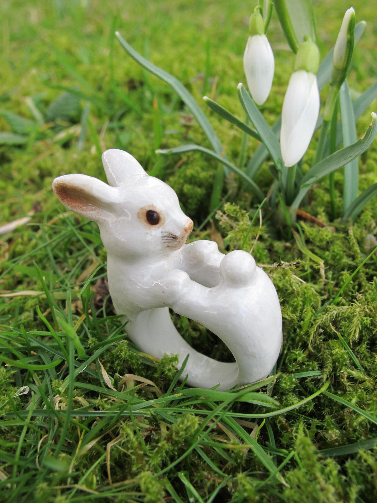 Autumn Sale - Lucky White Rabbit Ring