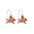 Tiny Flying Pig Earrings with Gold Wings
