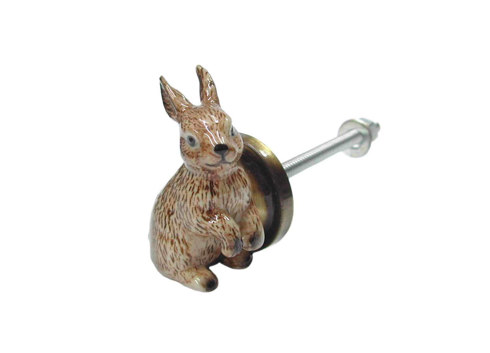 Autumn Sale - Brown Rabbit Doorknob