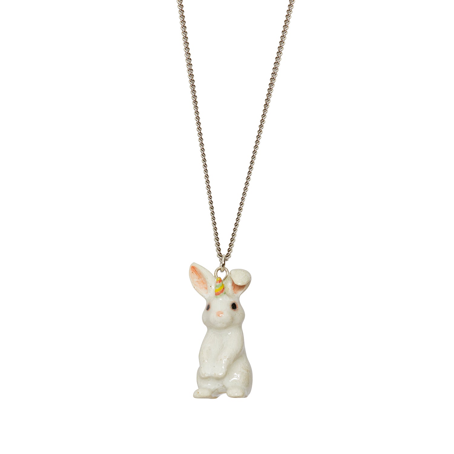 Pastel Unicorn Bunny Necklace