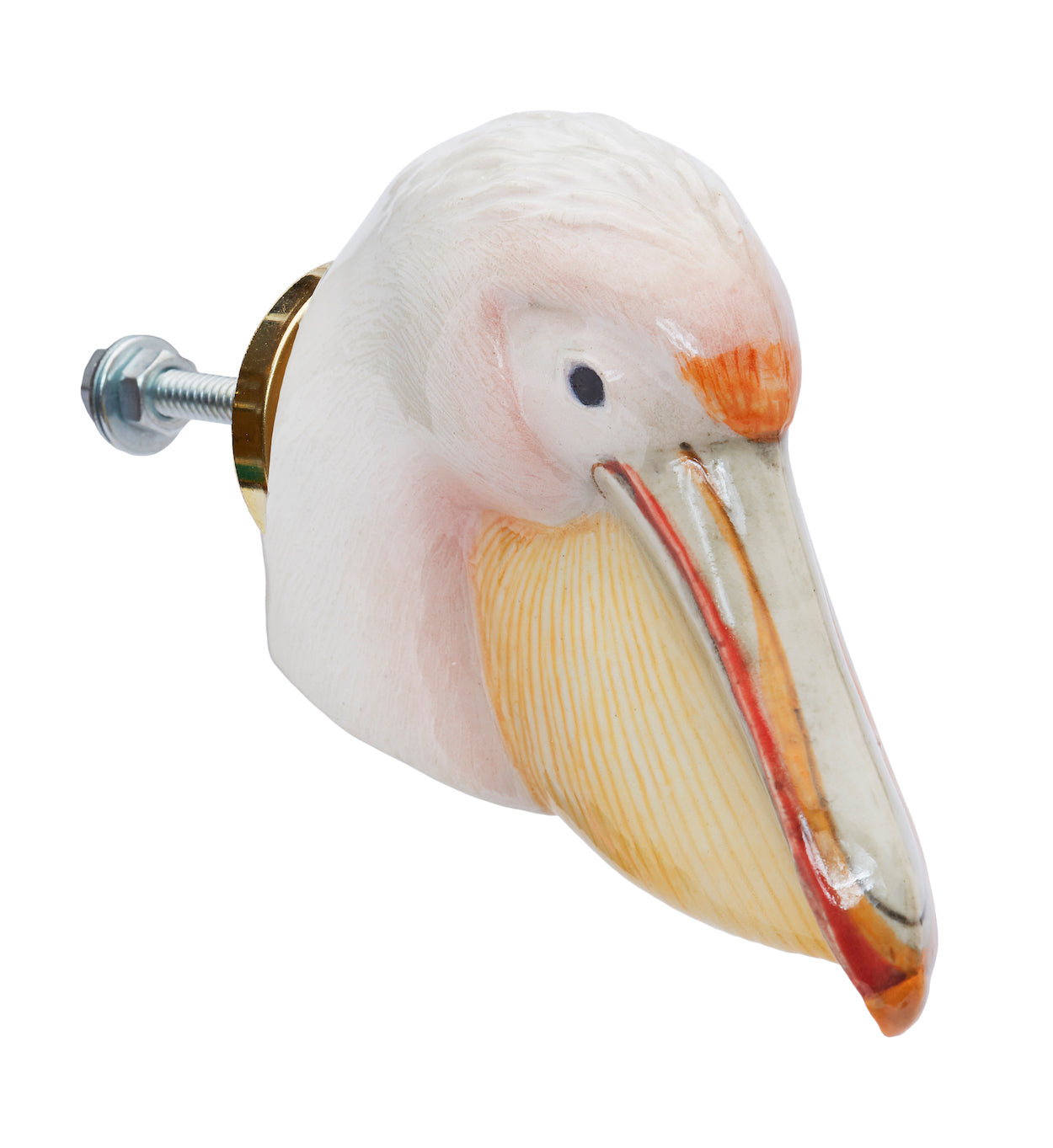 Pelican Head Doorknob
