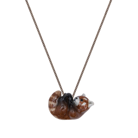 Autumn Sale - Red Panda Necklace