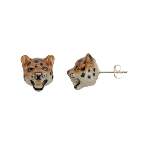 Roaring Leopard Earrings